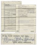 Mary Astor Divorce Papers Signed, Citing Extreme Cruelty -- ...because of his idleness, profligacy and dissipation...