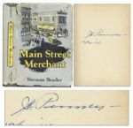 J.C. Penney Signed Copy of Main Street Merchant - The J.C. Penney Story