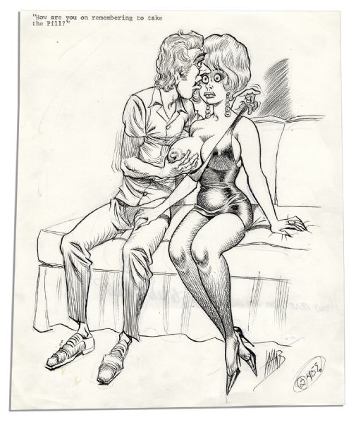 Comic Art by Bill Ward -- Excellent Vintage ''Good Girl'' Art