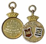 Gold Medal Issued to the Director of Scotlands World-Class Stadium Hampden Park in 1923