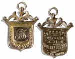 Gold Medal Awarded to Sheffield United Footballer Ernest Needham in 1909