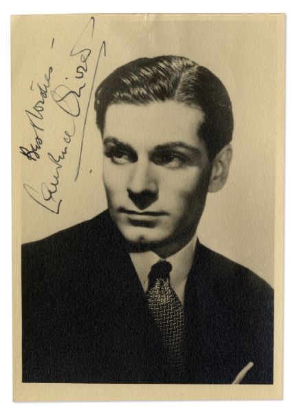 Laurence Olivier & Vivien Leigh Signed Photographs