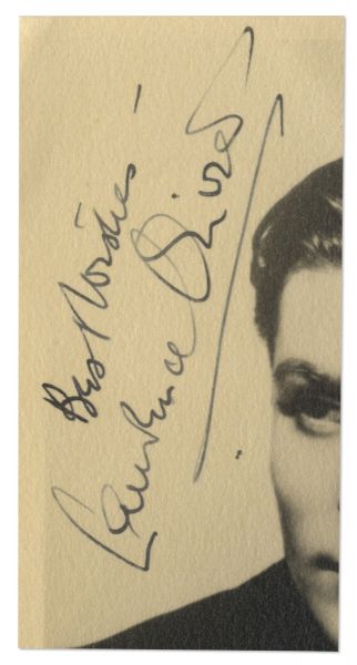Laurence Olivier & Vivien Leigh Signed Photographs