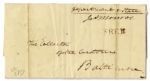 James Monroe Free Frank Signed as Secretary of State