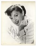Judy Garland Signed 8'' x 10'' Photograph From ''A Star Is Born''