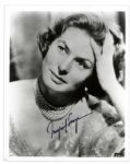 Ingrid Bergman Signed 8'' x 10'' Photograph