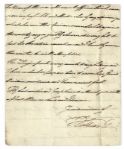 King William IV Autograph Letter Signed -- ''...as for this rascal Bonaparte, I wish he was at the bottom of the sea...''