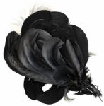 Queen Victoria Owned & Worn Black Feather Aigrette -- Purchased at Christie's by Madame Tussauds in 1982