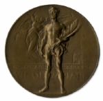 Bronze Olympic Medal From the 1920 Summer Olympics, Held in Antwerp, Belgium