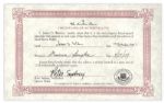 James D. Watson ''Avoid Boring People''  Signed Book -- Bound in Leather With 22kt Gold Detailing