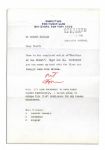 Letter Signed by ''Godfather'' Novelist Mario Puzo -- ''...I'd like Paramount to have their copies immediately. I am not going to change this first submission for any reason whatsoever...''