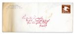 Letter Signed by ''Godfather'' Novelist Mario Puzo -- ''...I'd like Paramount to have their copies immediately. I am not going to change this first submission for any reason whatsoever...''
