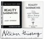 Allen Ginsberg Signed Reality Sandwiches 1953-60