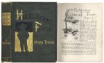 True Mark Twain 1885 First Edition of His Beloved Tome, Adventures of Huckleberry Finn