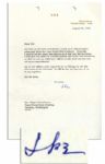 Dwight Eisenhower Typed Letter Signed -- ...It will be fun for the four of us [brothers] to get together... -- 1966