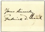 Signature of General Frederick Dent Grant, Son of President Ulysses S. Grant