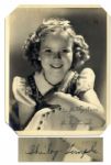 Vintage Shirley Temple Signed 8 x 10 Photo