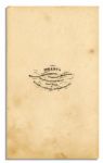 Union General Henry Halleck CDV Photograph -- Mathew Brady Backstamp