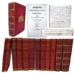 Rare William III of the Netherlands Signed Book -- the King Dedicates a Copy of van Prinsterers Dutch History to American Historian John Motley in 1858
