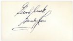 Barney Ross Autograph -- World Champion Boxer