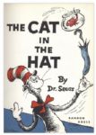 Dr. Seuss ''The Cat in the Hat'' -- Early 1957 Edition