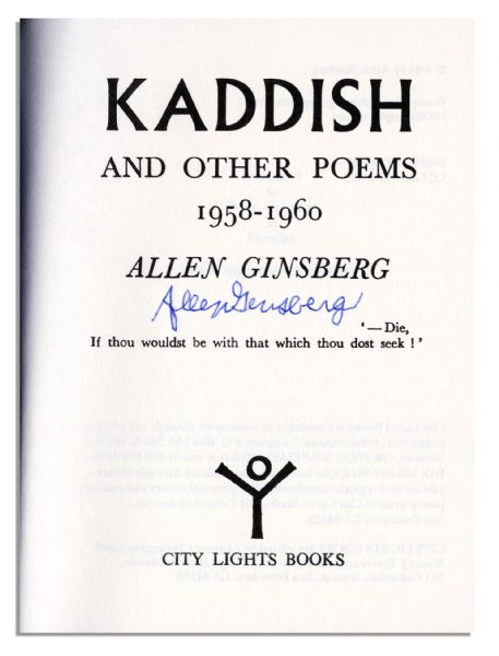 kaddish and other poems