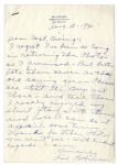Bill ''Bojangles'' Robinson Autograph Letter Signed -- Robinson Writes to a Captain in the Army During WWII, ''...Please see that the Boys get these...''