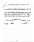 Red Skelton Twice-Signed Contract -- Pertains to Clips of His Show Used in ''Gremlins''