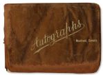 Autograph Book Signed by 45 Hollywood Stars Including, Carl ''Alfalfa'' Switzer, Bob Hope, Edward G. Robinson, Esther Williams, Dorothy Lamour, Jack Haley, Phil Harris & More