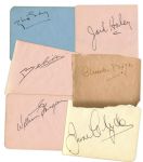 Autograph Book Signed by 45 Hollywood Stars Including, Carl ''Alfalfa'' Switzer, Bob Hope, Edward G. Robinson, Esther Williams, Dorothy Lamour, Jack Haley, Phil Harris & More