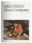 'Julia Child & More Company'' Signed Cookbook -- ''...Everything she demonstrates on her second cooking-for-company television series...''