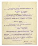 Letter Regarding the Pardons for Lincoln Assassination Conspirators Dr. Mudd, Edmund Spangler and Samuel Arnold