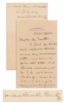 Christy Girl Artist Howard Chandler Christy Autograph Letter Signed -- ...I do not know what your request is, but...I send this at random...