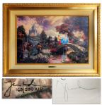 Thomas Kinkade Artist Proof Limited Edition Signed -- Cinderella Wishes Upon a Dream