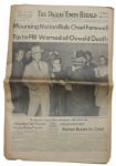 JFK Assassination Newspaper -- The Dallas Times Herald -- 25 November 1963