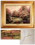 Painter of Light Thomas Kinkades Gardens Beyond Spring Gate -- 1998 Artist Proof