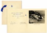 King George VI & Queen Mother Elizabeth Signed 1935 Christmas Card