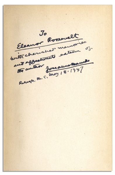 Eleanor Roosevelt's Personally Owned Books Regarding FDR's Presidency -- Lot Also Includes Books Inscribed to Her by Josephus Daniels & Pare Lorentz -- Collection of 16 Political Titles