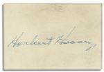Herbert Hoover Signature