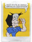 Large & Colorful ''Li'l Abner'' Poster Signed by Al Capp