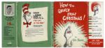 True First Edition, First Printing of ''How The Grinch Stole Christmas'' in Beautiful Condition -- With Well-Preserved Dustjacket