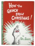 True First Edition, First Printing of ''How The Grinch Stole Christmas'' in Beautiful Condition -- With Well-Preserved Dustjacket