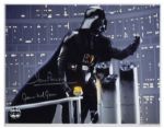 ''Star Wars'' 14'' x 11'' Photo Signed by Darth Vader's Voice, James Earl Jones and by Dave Prowse, Who Played Him Onscreen in the Original Trilogy -- Fine