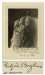 Mt. Rushmore Artist Gutzon Borglum Signed Photo -- 10.5 x 13.75