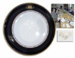 Ronald Reagan Presidential China Dessert Bowl -- 1983 Exhibit Piece by Robert C. Floyd