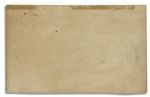 Ticket to Grand Military & Civic Ball From 1830 -- Ball Honored The Inauguration of Andrew Jackson One Year Earlier