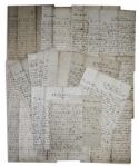 Large 81 Letter Lot by Civil War Soldier -- With Gettysburg & Fredericksburg Content -- ''...I have almost forgotten what it is that has brought me here; to kill and destroy human beings...''