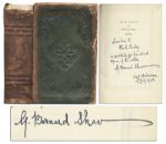 George Bernard Shaws Nine Plays Signed