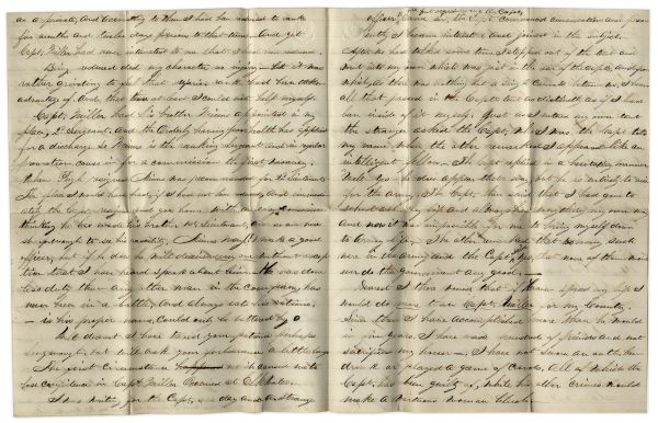 Letter Lot From the 7th Indiana Infantry With Gettysburg & Chancellorsville Content -- ''...met the Rebels July 1st and we had a terrible battle...The carnage is said to have been terrible...''