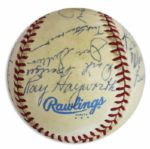 1934-35 Detroit Tigers Signed Baseball -- Team Won Back to Back Pennants Those Years & Won The World Series in 1935 -- Signed by Hank Greenberg, Charles Gehringer & More